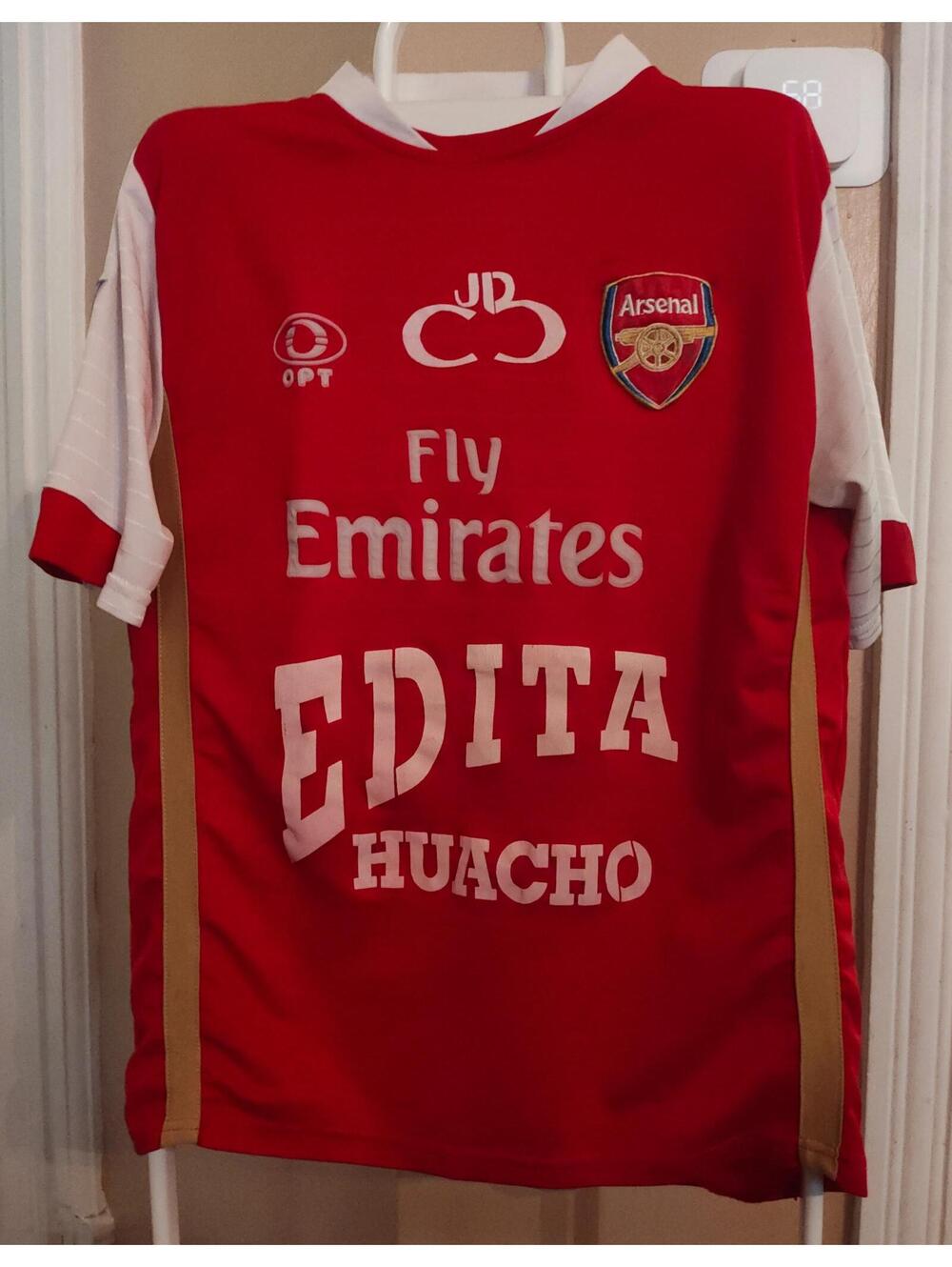 Vintage #5 Edita Huacho Soccer jersey, FA premier league M